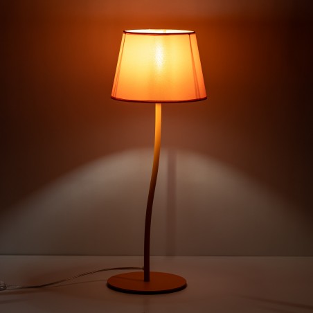NOWOŚĆ 6640NICOLA ORANGE LAMPKA NOCNA 1 S Tk Lighting
