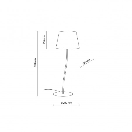 NOWOŚĆ 6641NICOLA YELLOW LAMPAK NOCNA 1 S Tk Lighting
