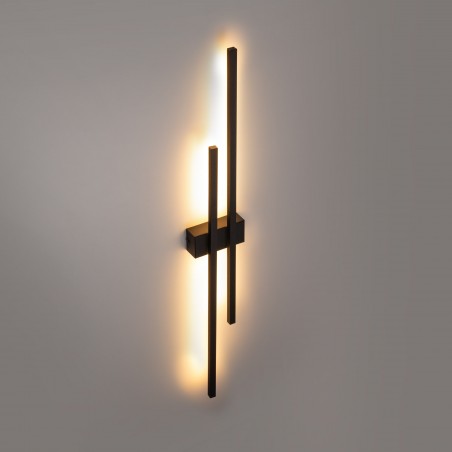 NOWOŚĆ 6626FLASH BLACK KINKIET 2 LED Tk Lighting