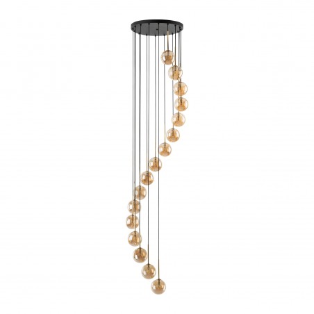 NOWOŚĆ 6023AURORA GOLD LAMPA WISZĄCA 16 Tk Lighting