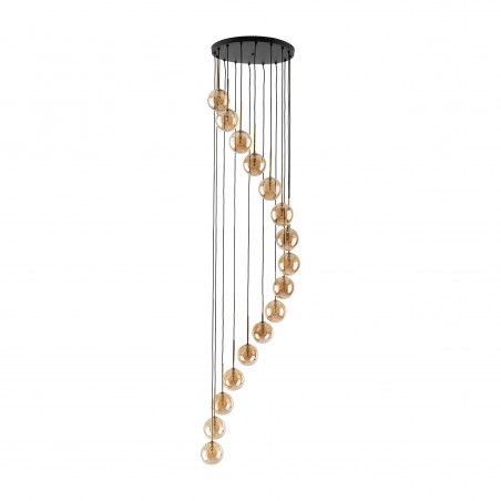 NOWOŚĆ 6023AURORA GOLD LAMPA WISZĄCA 16 Tk Lighting