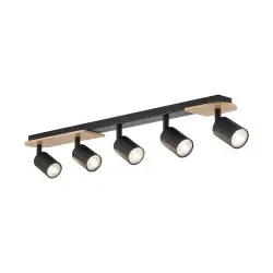 NOWOŚĆ 5777COVER WOOD LAMPA SUFITOWA 5 Tk Lighting