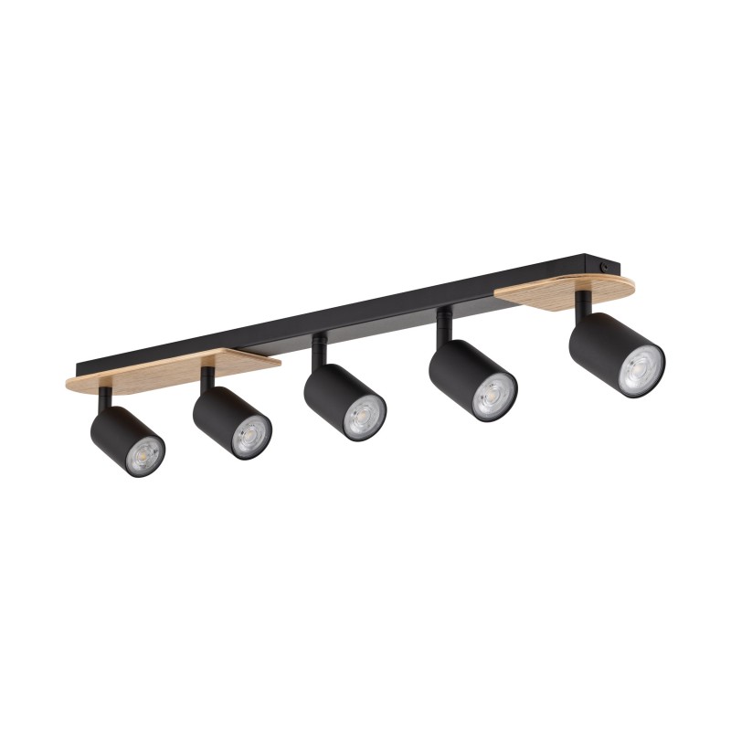 NOWOŚĆ 5777COVER WOOD LAMPA SUFITOWA 5 Tk Lighting