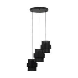 NOWOŚĆ 5981CALISTO BLACK LAMPA WISZĄCA 3 KOŁO Tk Lighting