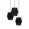 NOWOŚĆ 5981CALISTO BLACK LAMPA WISZĄCA 3  KOŁO Tk Lighting