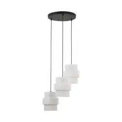 NOWOŚĆ 6018CALISTO WHITE LAMPA WISZĄCA 3 KOŁO Tk Lighting