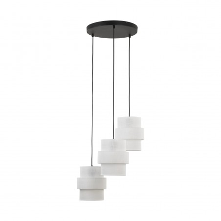 NOWOŚĆ 6018CALISTO WHITE LAMPA WISZĄCA 3 KOŁO Tk Lighting