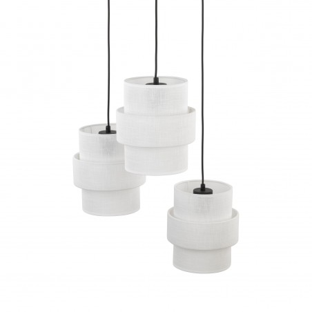 NOWOŚĆ 6018CALISTO WHITE LAMPA WISZĄCA 3 KOŁO Tk Lighting