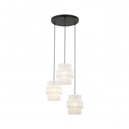 NOWOŚĆ 6018CALISTO WHITE LAMPA WISZĄCA 3 KOŁO Tk Lighting