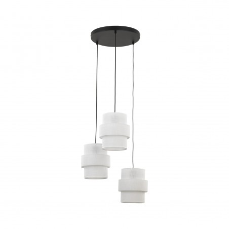 NOWOŚĆ 6018CALISTO WHITE LAMPA WISZĄCA 3 KOŁO Tk Lighting