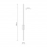 NOWOŚĆ 6431FLASH WOOD ORZECH KINKIET 1 LED L Tk Lighting