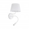 NOWOŚĆ 10080MAJA WHITE KINKIET 2 E27 + G9 Tk Lighting