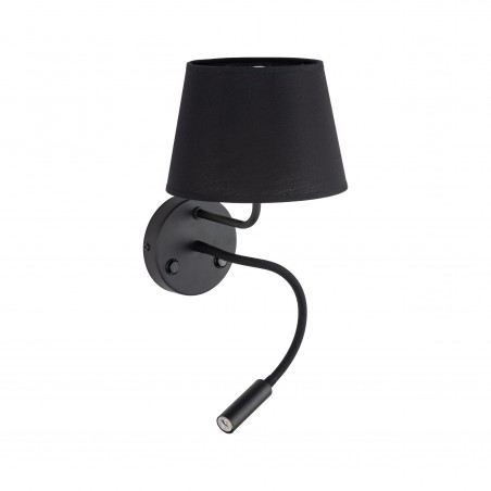 NOWOŚĆ 10081MAJA BLACK KINKIET 2 E27 + G9 Tk Lighting