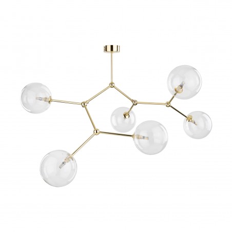 NOWOŚĆ 10071FAIRY GOLD LAMPA SUFITOWA 6 Tk Lighting
