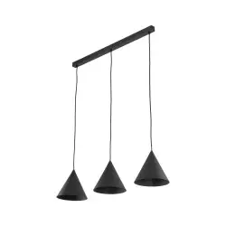 NOWOŚĆ 10068CONO BLACK LAMPA WISZĄCA S 3 LISTWA Tk Lighting