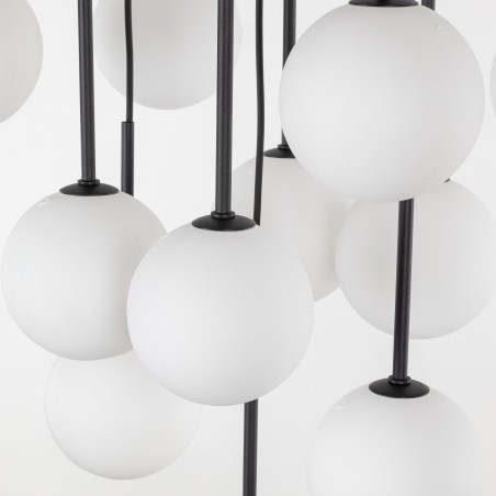 NOWOŚĆ 10079MARTIN BLACK WHITE LAMPA WISZACA 13 Tk Lighting