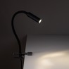 NOWOŚĆ 16025LAGOS BLACK KINKIET KLIPS 1  Tk Lighting