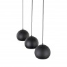 NOWOŚĆ 10169ZOE BLACK LAMPA WISZACA 3 S Tk Lighting