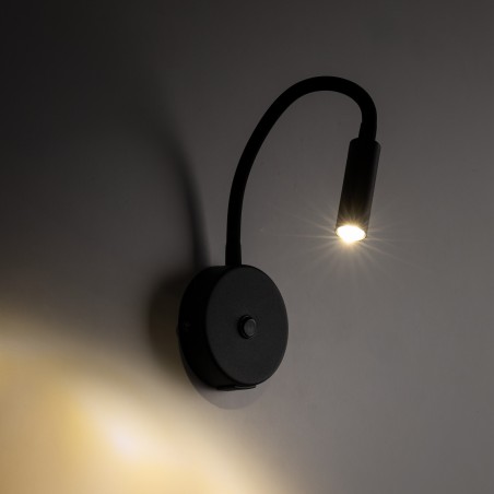NOWOŚĆ 10200LAGOS BLACK  KINKIET 1  USB Tk Lighting