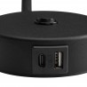 NOWOŚĆ 10200LAGOS BLACK  KINKIET 1  USB Tk Lighting