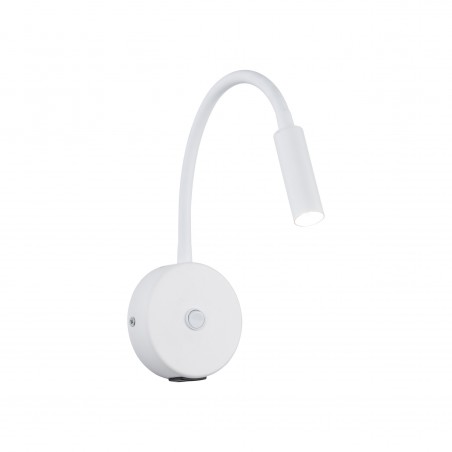 NOWOŚĆ 10202LAGOS WHITE KINKIET 1 USB Tk Lighting