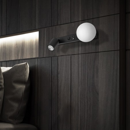 NOWOŚĆ 10152VOX KINKIET 2 + ŁADOWARKA USB Tk Lighting