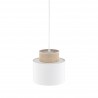 NOWOŚĆ 10078DUO WHITE JUTA LAMPA WISZĄCA 1 Tk Lighting