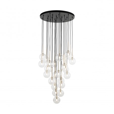 NOWOŚĆ 10099NILOS BLACK GOLD LAMPA WISZACA 26 Tk Lighting