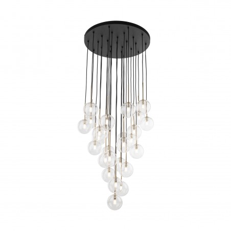 NOWOŚĆ 10099NILOS BLACK GOLD LAMPA WISZACA 26 Tk Lighting