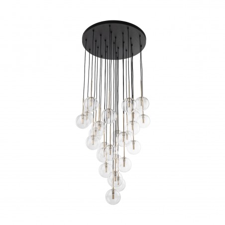 NOWOŚĆ 10099NILOS BLACK GOLD LAMPA WISZACA 26 Tk Lighting
