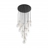 NOWOŚĆ 10099NILOS BLACK GOLD LAMPA WISZACA 26 Tk Lighting