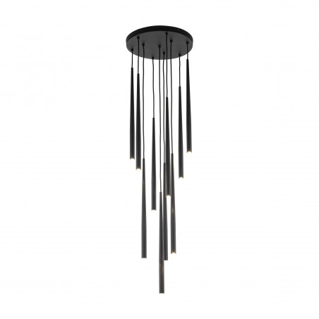 NOWOŚĆ 10114PIANO BLACK LAMPA WISZACA 10 Tk Lighting