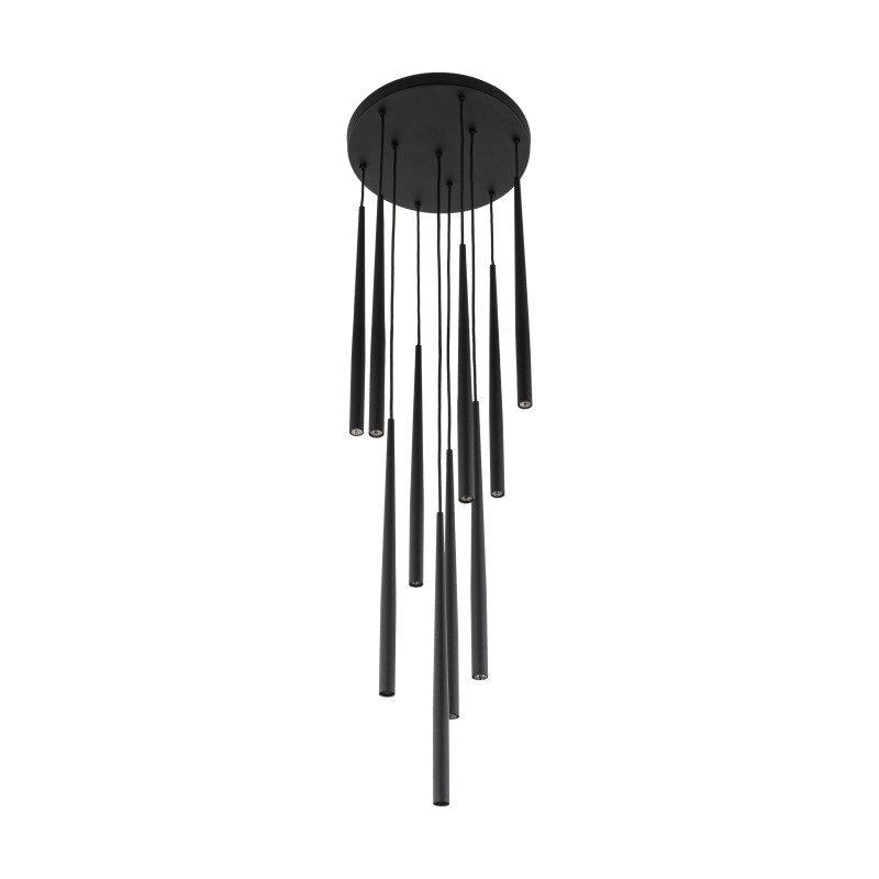 NOWOŚĆ 10114PIANO BLACK LAMPA WISZACA 10 Tk Lighting