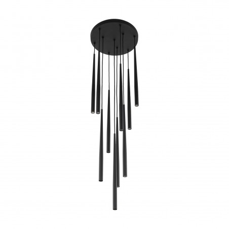 NOWOŚĆ 10114PIANO BLACK LAMPA WISZACA 10 Tk Lighting