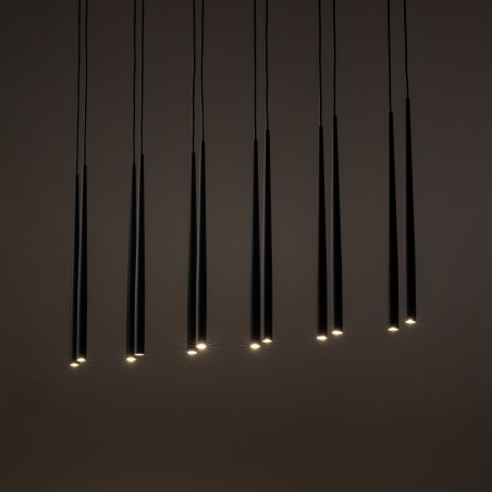 NOWOŚĆ 10115PIANO BLACK LAMPA WISZACA 12 Tk Lighting
