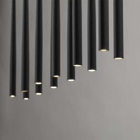 NOWOŚĆ 10115PIANO BLACK LAMPA WISZACA 12 Tk Lighting