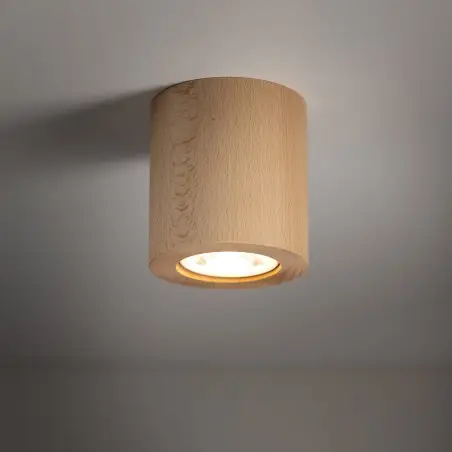 NOWOŚĆ 10121EVE WOOD BUK LAMPA SUFITOWA 1 Tk Lighting