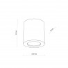 NOWOŚĆ 10121EVE WOOD BUK LAMPA SUFITOWA 1 Tk Lighting