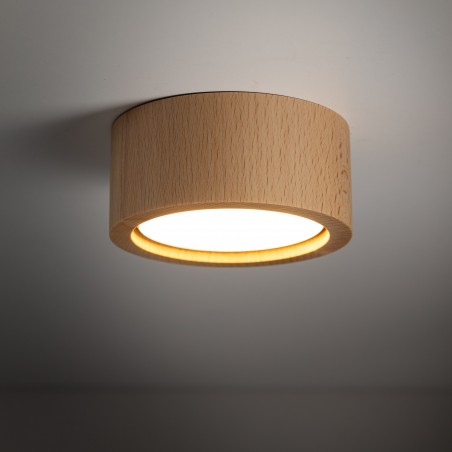 NOWOŚĆ 10123EVE WOOD BUK LAMPA SUFITOWA 1 Tk Lighting