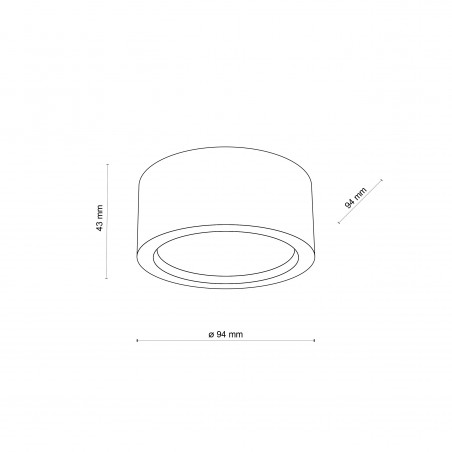 NOWOŚĆ 10123EVE WOOD BUK LAMPA SUFITOWA 1 Tk Lighting