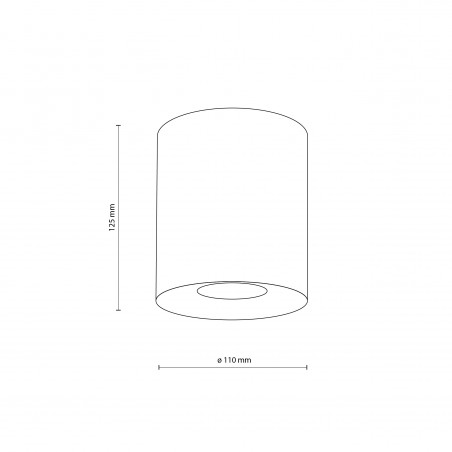 NOWOŚĆ 10129ORION M GOLD LAMPA SUFITOWA 1 Tk Lighting