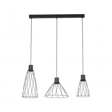 NOWOŚĆ 10149MODESTO BLACK LAMPA WISZACA 3 Tk Lighting