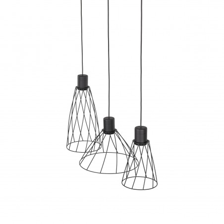 NOWOŚĆ 10149MODESTO BLACK LAMPA WISZACA 3 Tk Lighting
