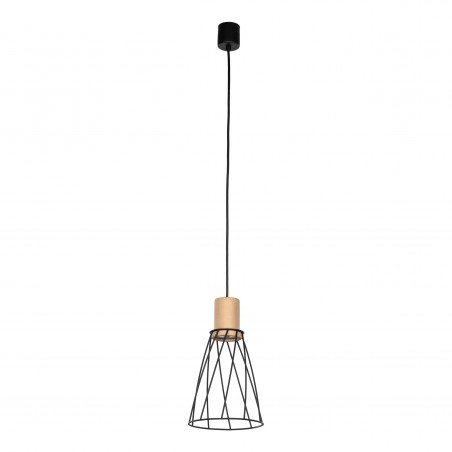NOWOŚĆ 10155MODESTO WOOD SOSNA LAMPA WISZACA 1 Tk Lighting