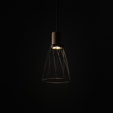 NOWOŚĆ 10155MODESTO WOOD SOSNA LAMPA WISZACA 1 Tk Lighting