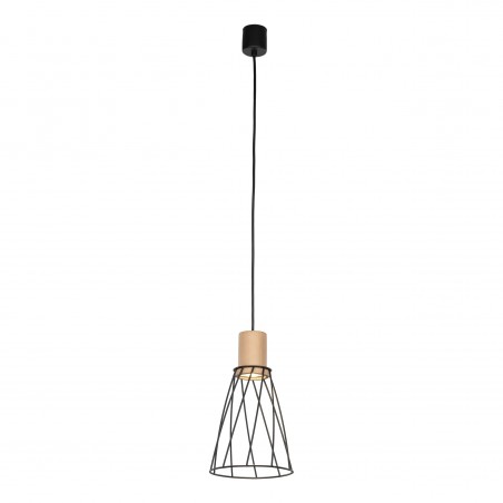 NOWOŚĆ 10155MODESTO WOOD SOSNA LAMPA WISZACA 1 Tk Lighting
