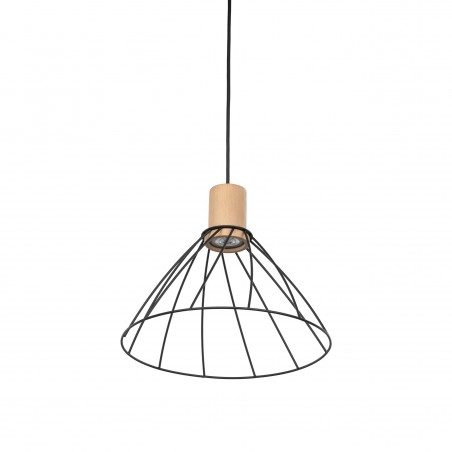 NOWOŚĆ 10156MODESTO WOOD SOSNA LAMPA WISZACA 1 Tk Lighting