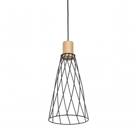 NOWOŚĆ 10157MODESTO WOOD SOSNA LAMPA WISZACA 1 Tk Lighting