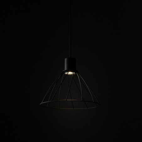 NOWOŚĆ 10160MODESTO BLACK LAMPA WISZACA 1 Tk Lighting