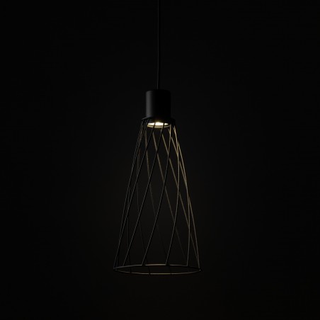 NOWOŚĆ 10161MODESTO BLACK LAMPA WISZACA 1 Tk Lighting